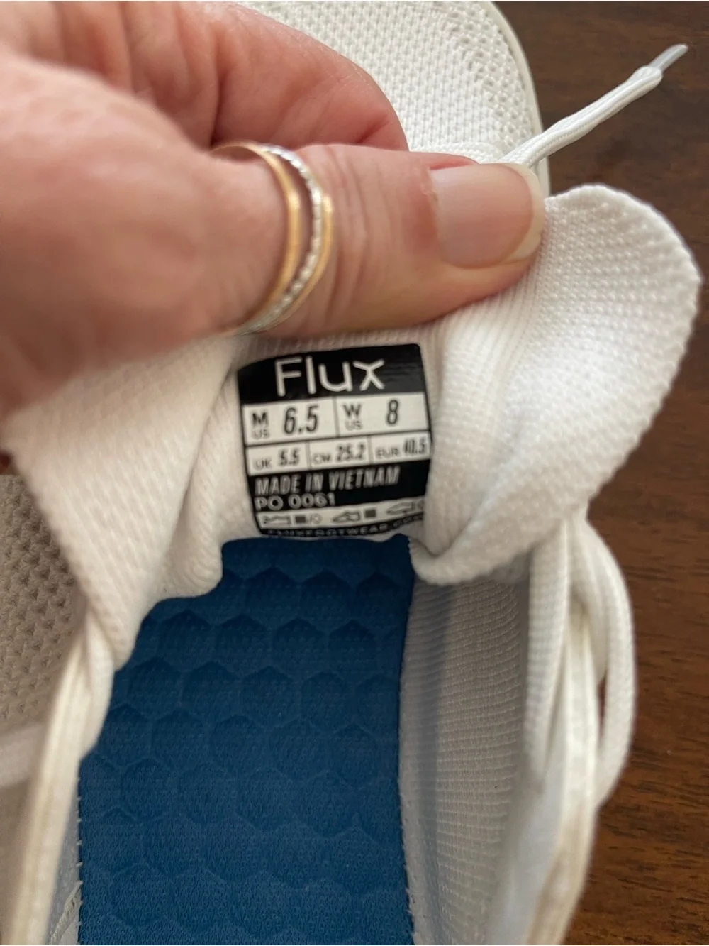 Women's White Knit Athletic Sneakers - Lightweight Lace-Up Performance